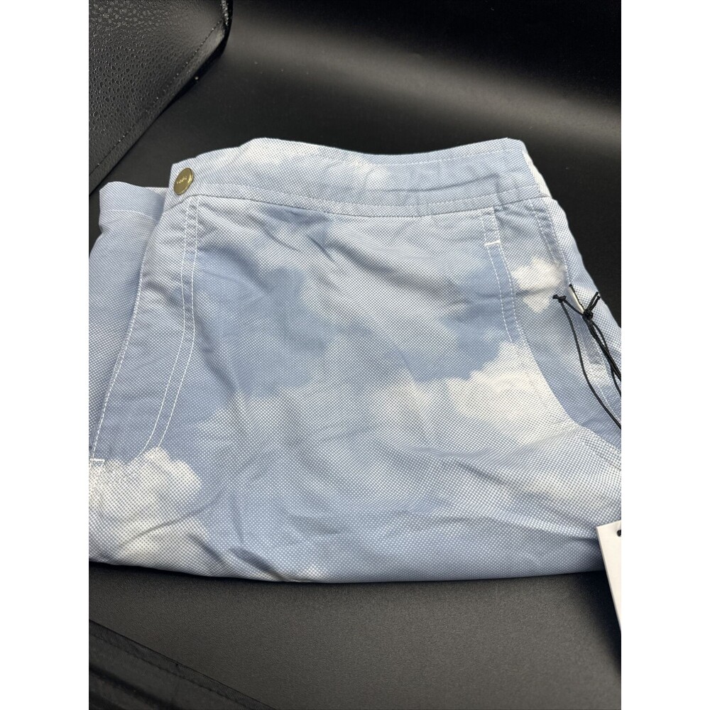 Onia Mens Size34 The Calder Trunks 7.5" Trunks Clouds Sky Blue Pattern NWT!